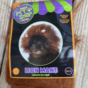 🦁 NWT- Pet Costume- Lion Mane Hat/Cap